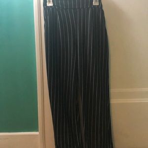 Pinstripe Ankle Pants